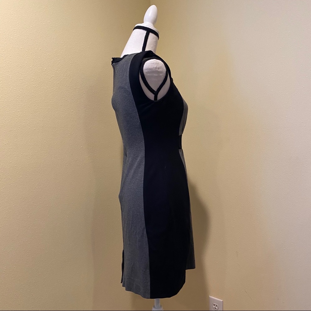 Banana Republic Black & Gray Night Out Dress - Picture 4 of 8